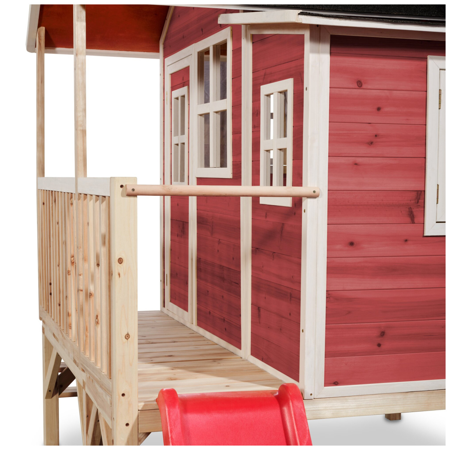 EXIT Loft 350 houten speelhuis - rood