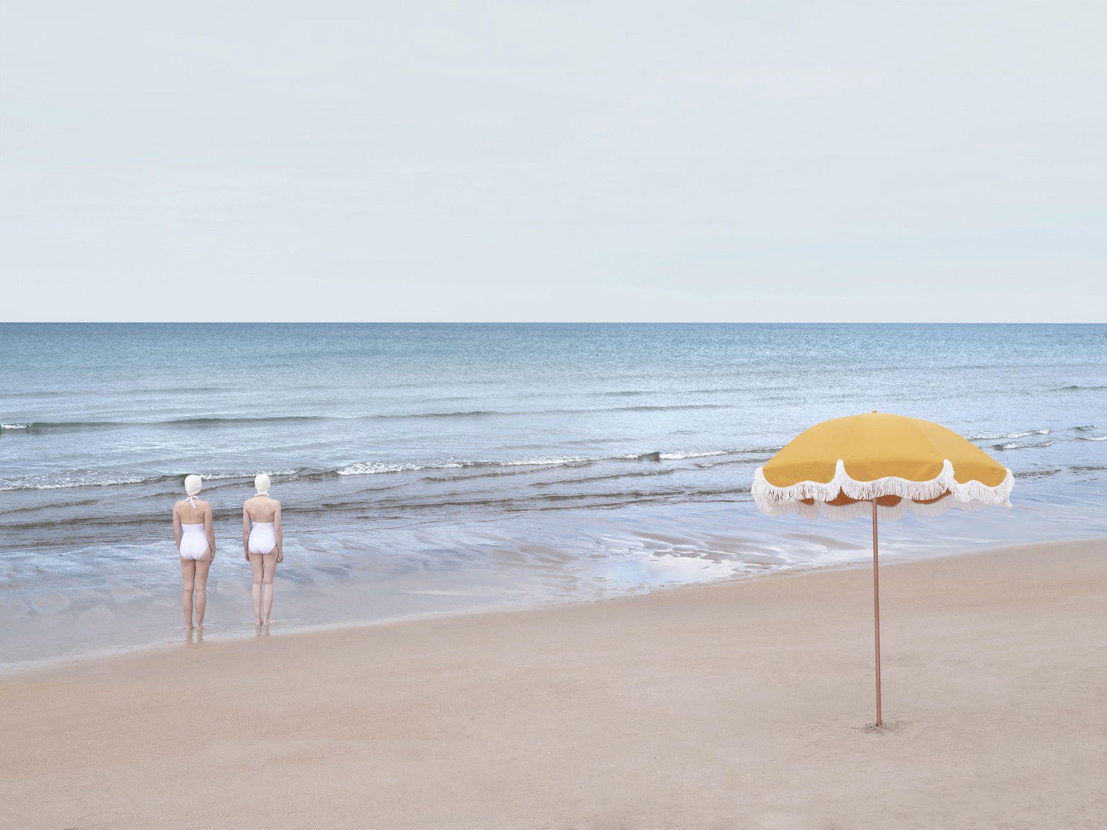 Swimming at Tyninghame by Soo Burnell - Limited Edition. Edition of: 150. Signed.