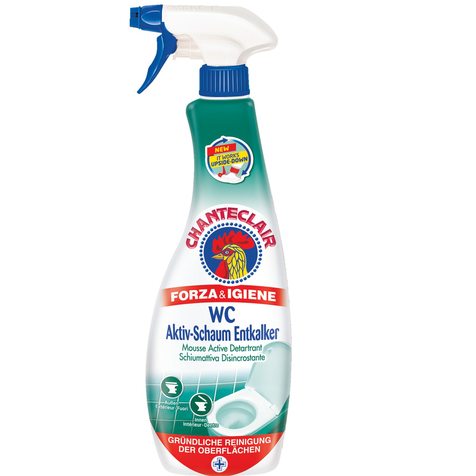 Chanteclair WC-Aktiv-Schaum Entkalker WC 2 x 625 ml