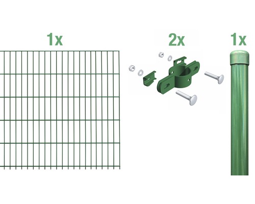 Enkeldraads mat verlengset ALBERTS 200 x 100 cm groen