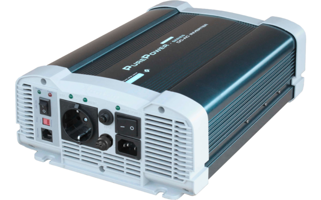 Xenteq Wechselrichter mit eingebautem Umschaltrelais 12 V DC - 230 V AC reine Sinuswelle mit App-Funktion