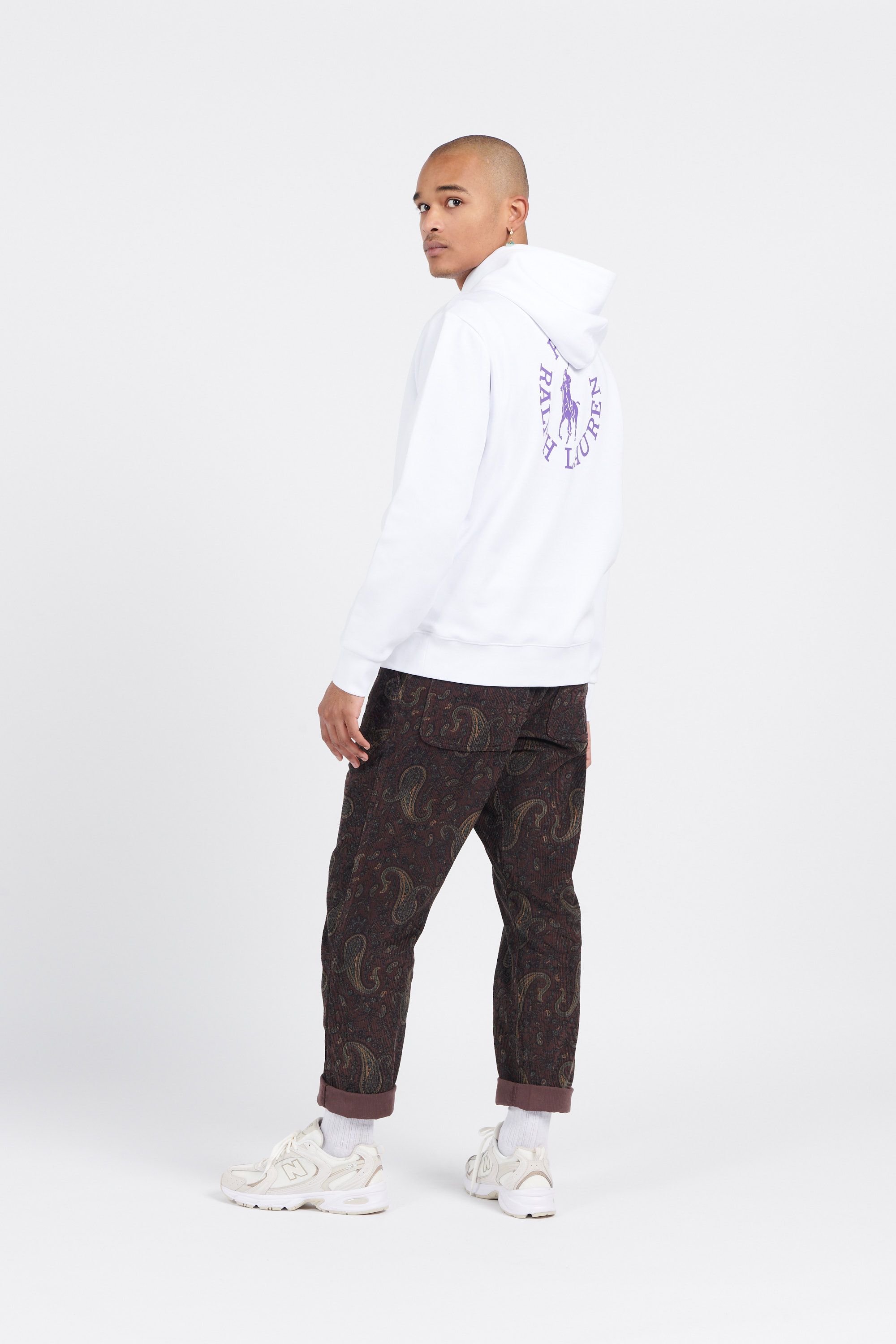 POLO RALPH LAUREN Hoodie LSPOHOODM1 X Blanc