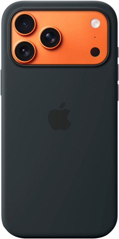 Apple - Silicone Case - Zwart - Smartphonehoes - Met MagSafe voor iPhone 17 Pro Max
