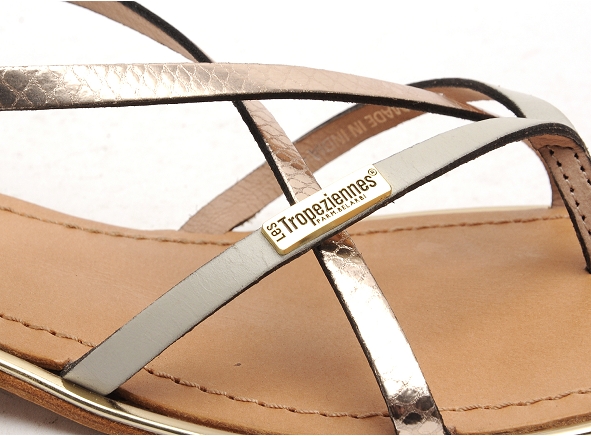 Les tropeziennes nu pieds plats femme monaco f beige