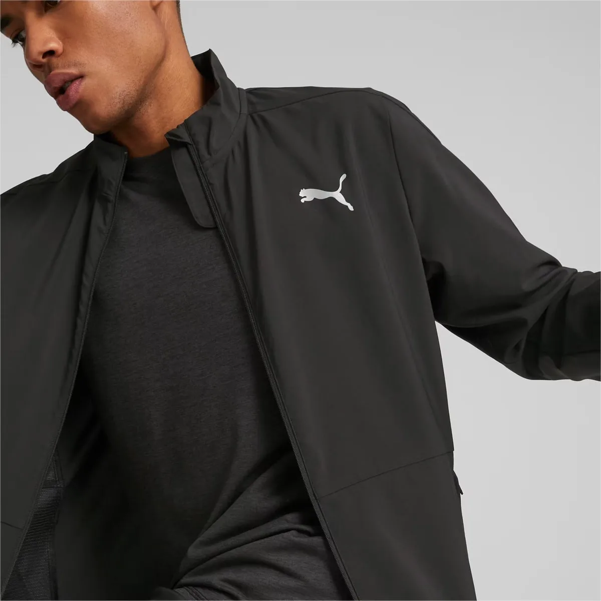 Puma Run Favorite Woven Jacket M Puma Black