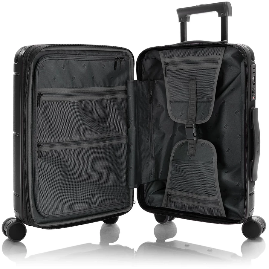 Heys Zen - 4-Rollen-Kabinentrolley S 54.5 cm erw. black