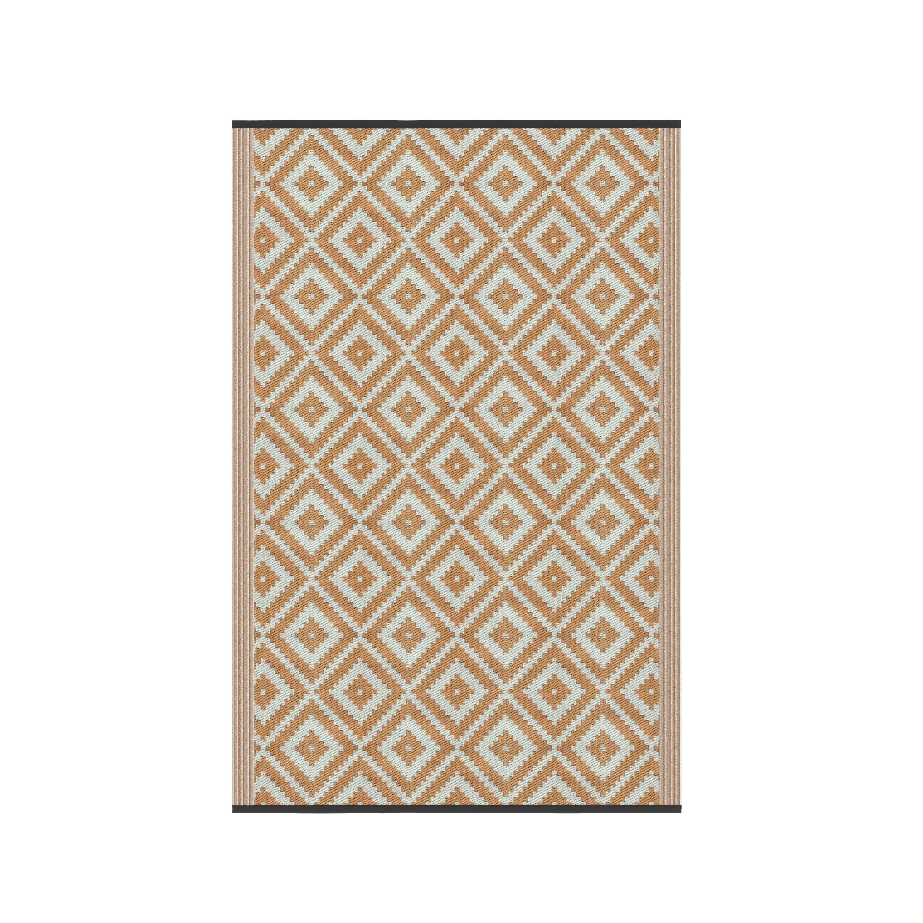 Outdoor Teppich KALUA 270 x 180 cm beige/weiss