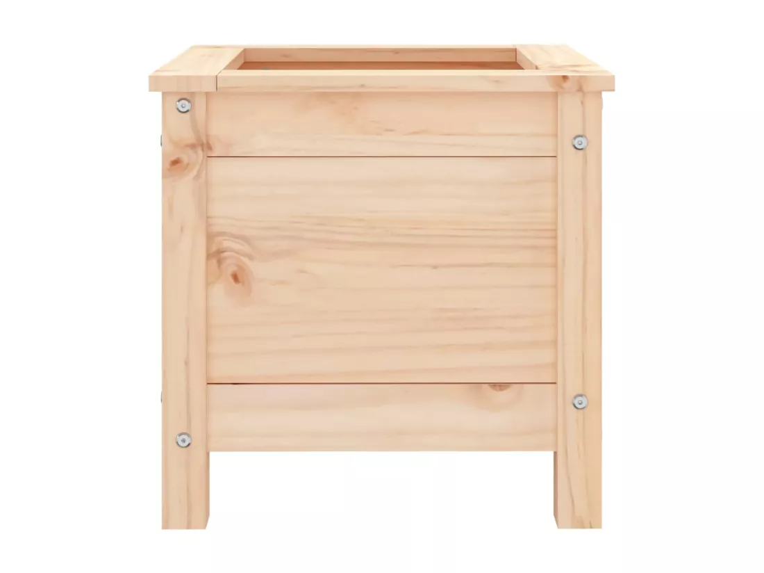Jardinière bac lit surélevé bois marron 40 x 40 x 39 cm 02_0037531