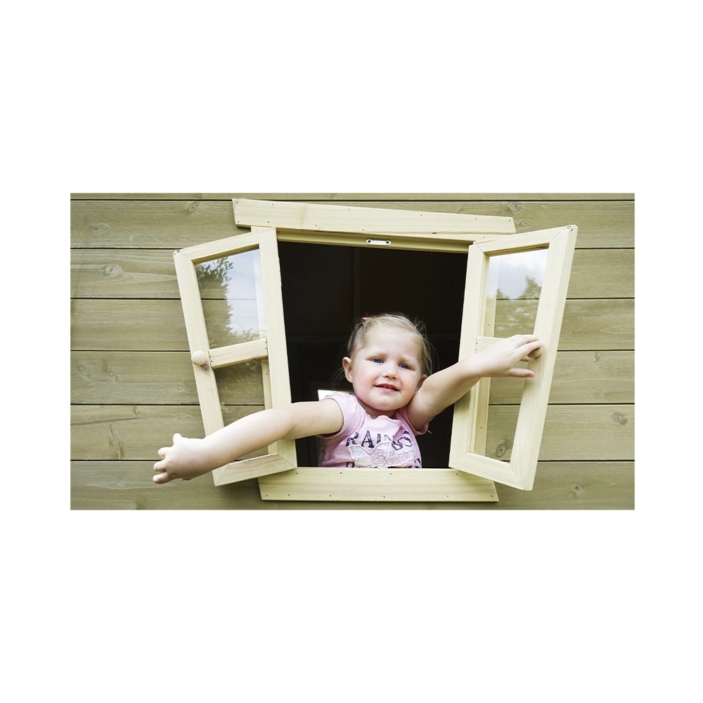 EXIT Crooky 100 Holzspielhaus graubeige