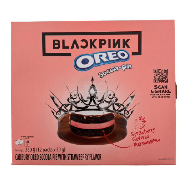 Oreo Blackpink Cadbury Pie Aardbeiensmaak 360g
