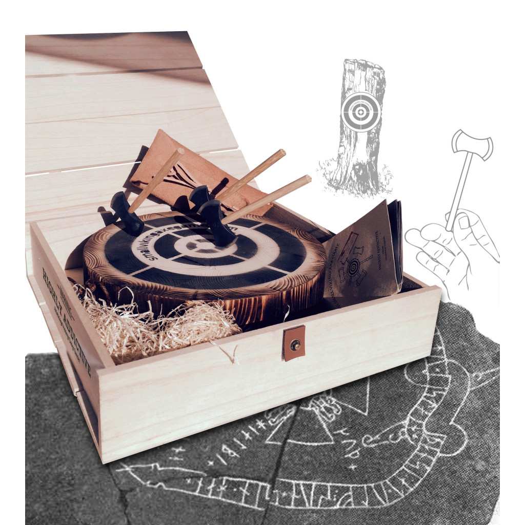 Small Viking Axe Game - Exclusive Box set