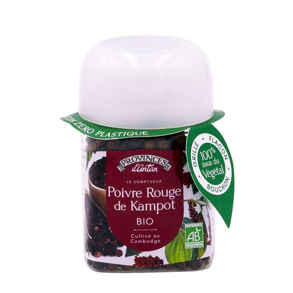 Poivre rouge de Kampot Bio