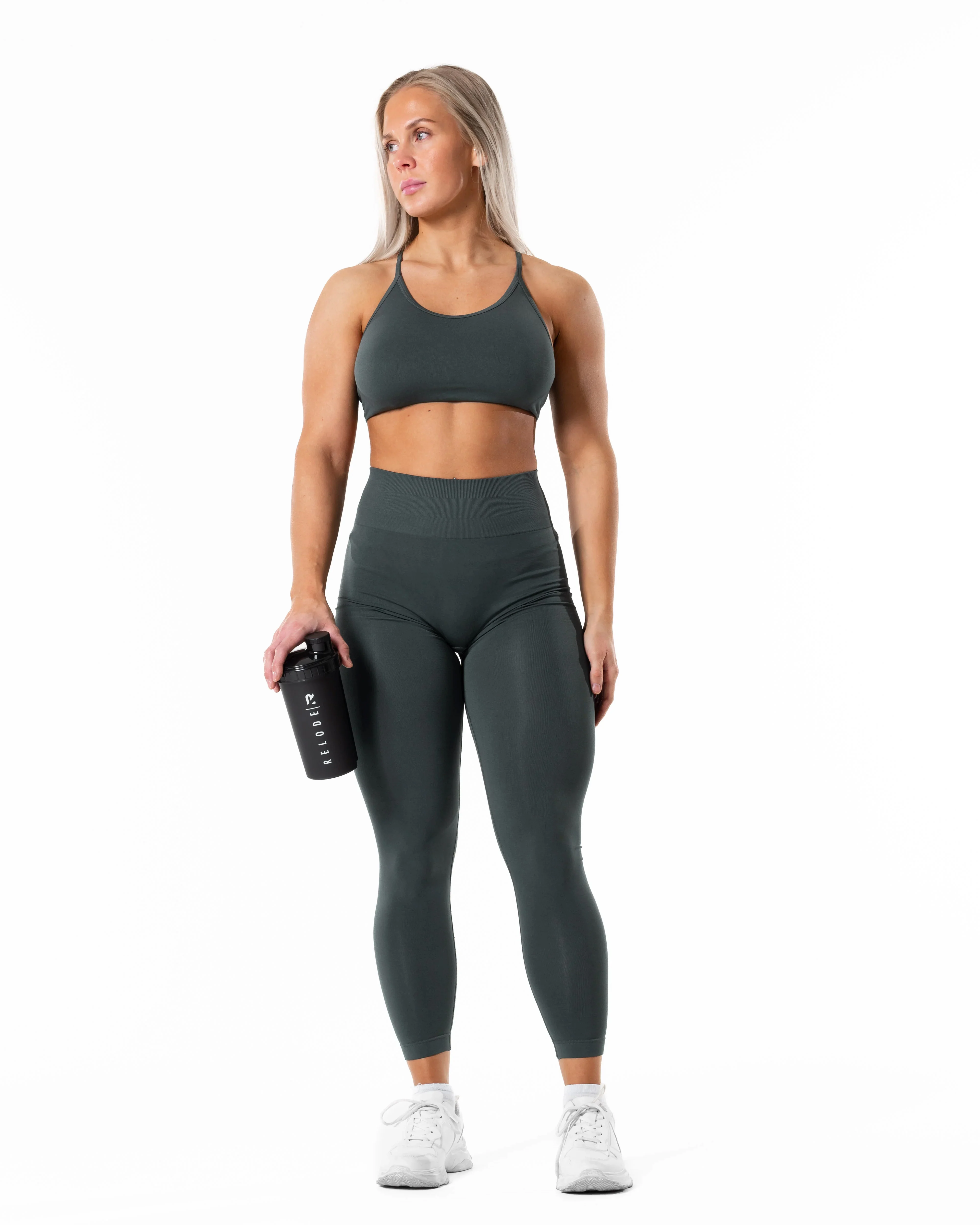 Relode Prime Scrunch Tights Dusty Green