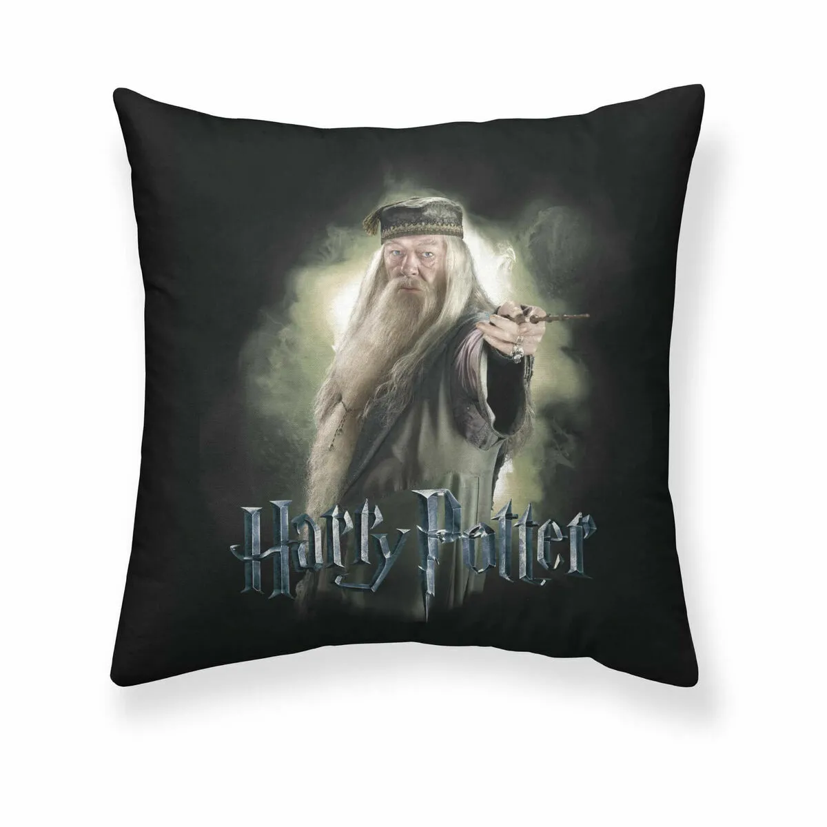 Harry Potter Housse de Coussin Dumbledore - Noir