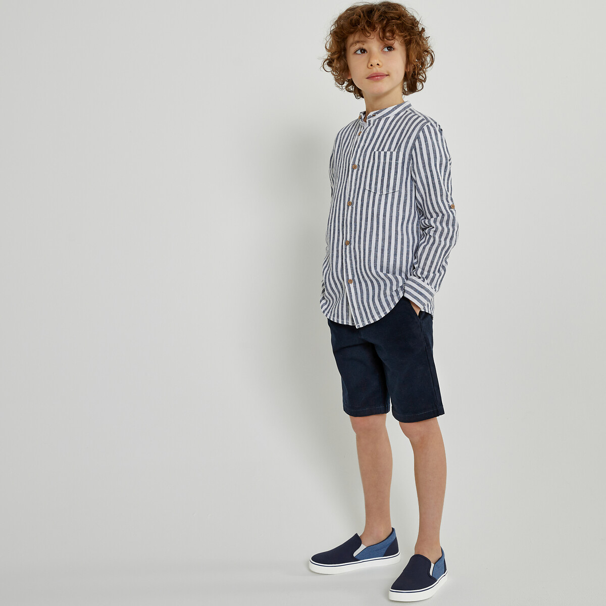 COLEÇÃO LA REDOUTE<br>Tênis slip-on bicolor