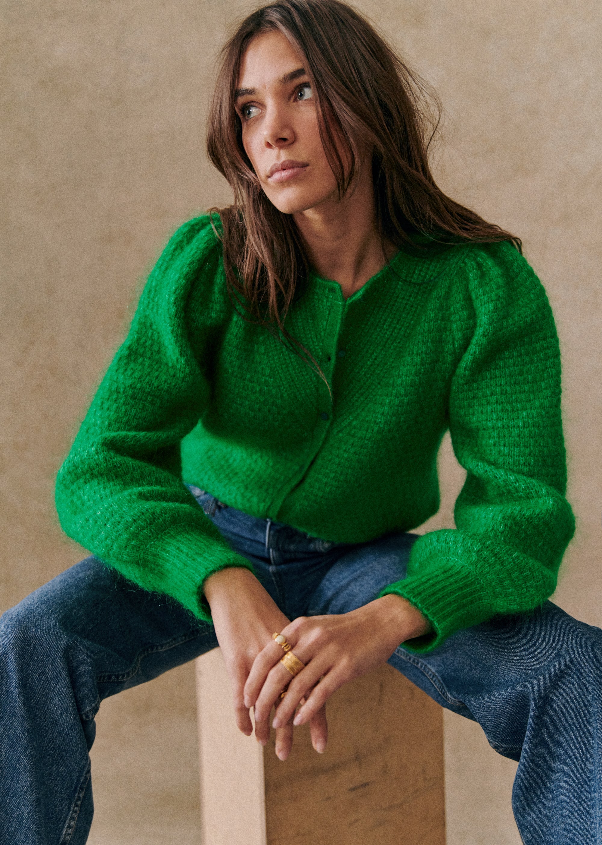 Gilet Solena - Vert Flash - E-SHOP/MAILLE 5905475