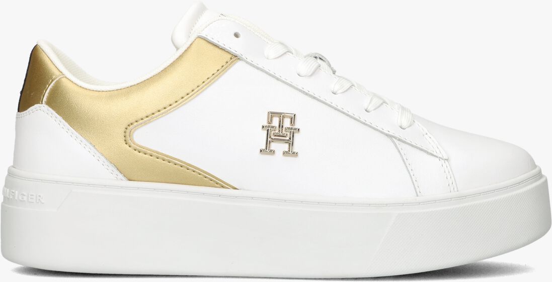 TOMMY HILFIGER witte tommy hilfiger lage sneakers th platform court