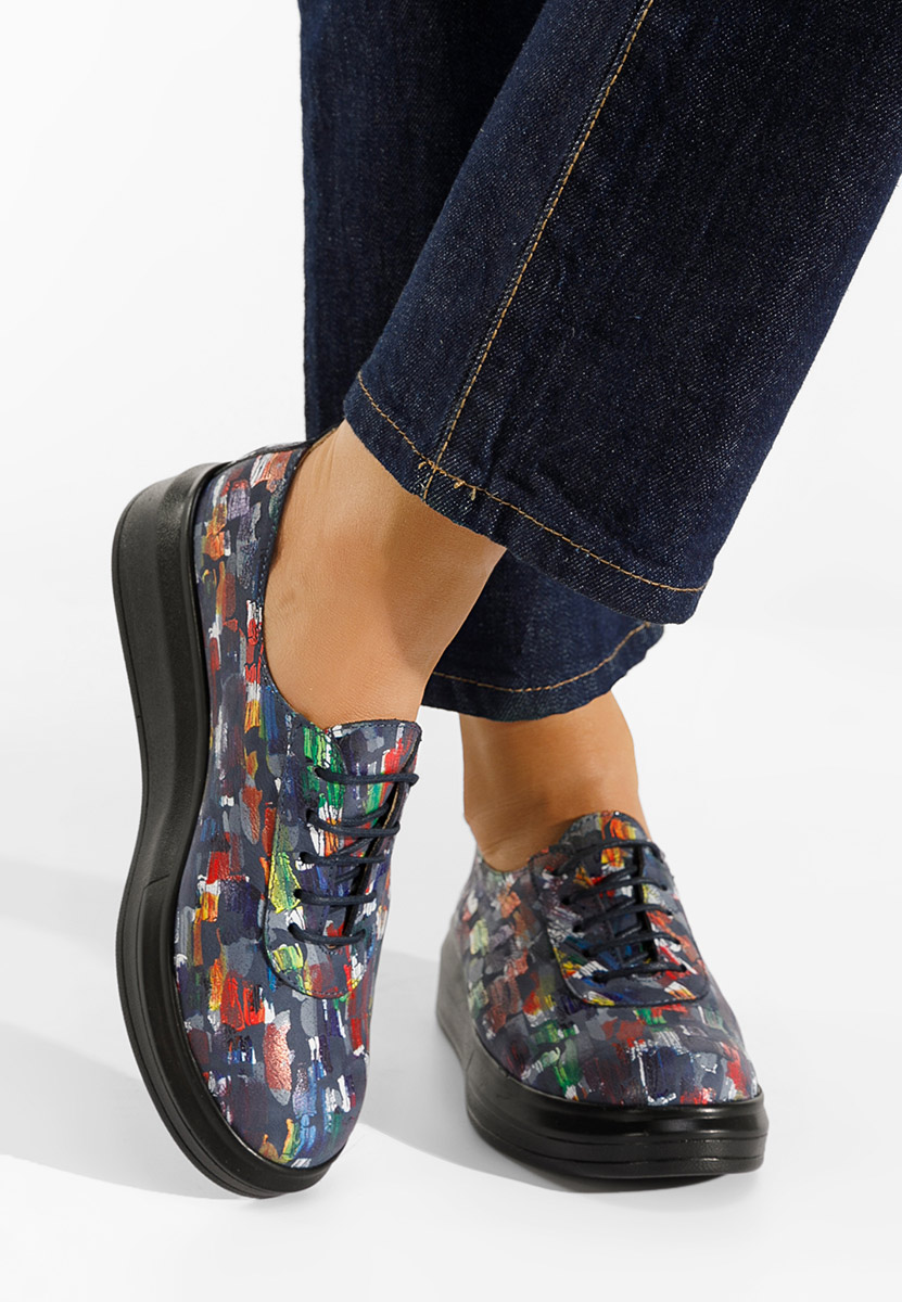 Chaussures casual femme en cuir multicolores Elma  V2