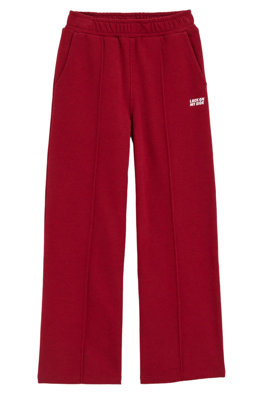 WE Fashion loose casual broek rood