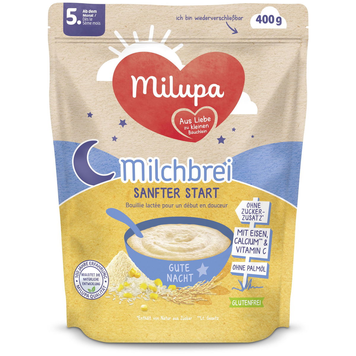 MilupaMilupa   Gute Nacht Sanfter Start 400g