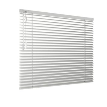 Aluminium Jaloezie Draaikiepraam kunststof of aluminium 5102 mat wit 25MM