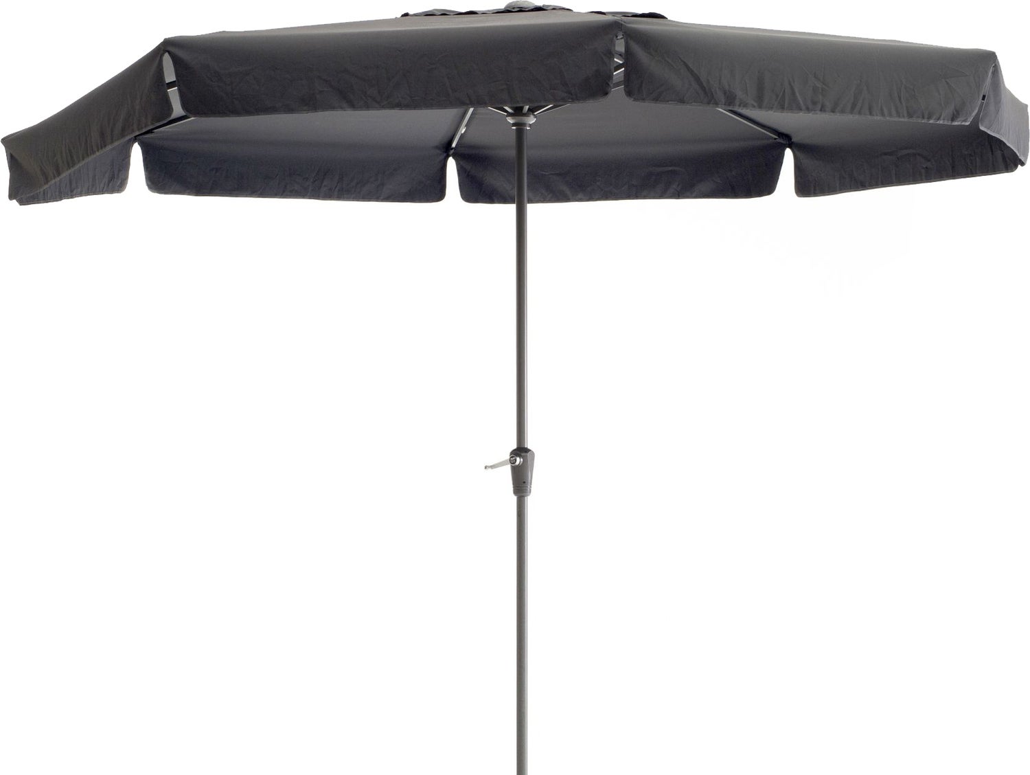 Intratuin parasol Chios zwart 80+UV D 350 cm