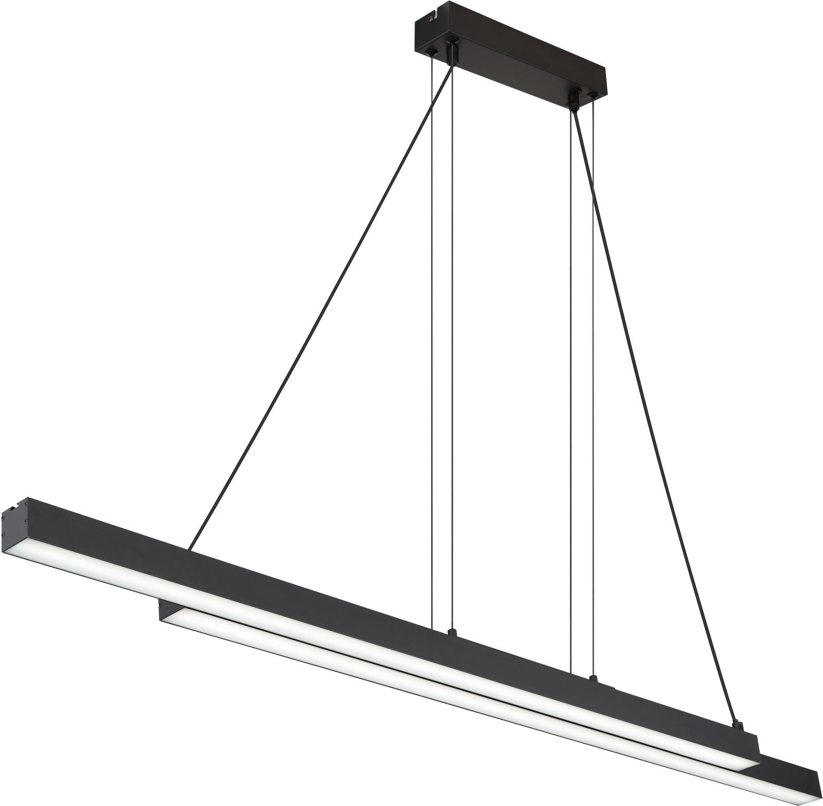 LED-Hängeleuchte - schwarz - 171 cm