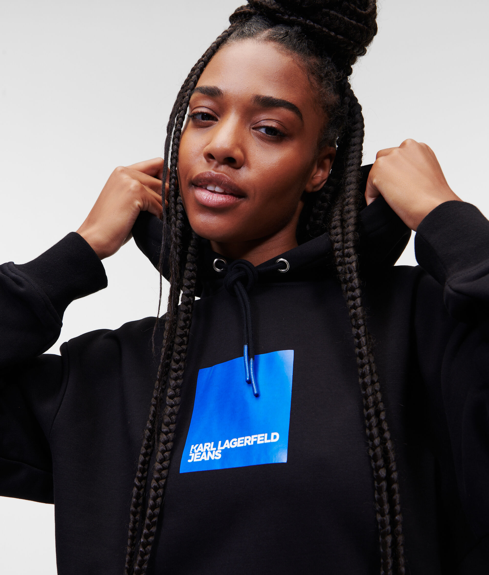 SWEAT À CAPUCHE AVEC LOGO KLJ