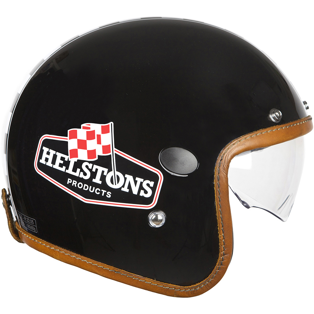 Helstons - Casque Flag Noir / Blanc