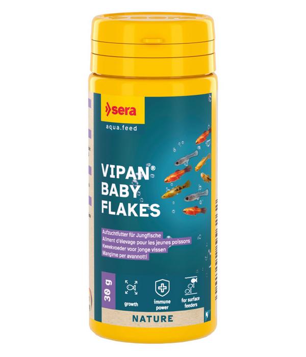 sera Fischfutter Vipan Baby Flakes, 50 ml