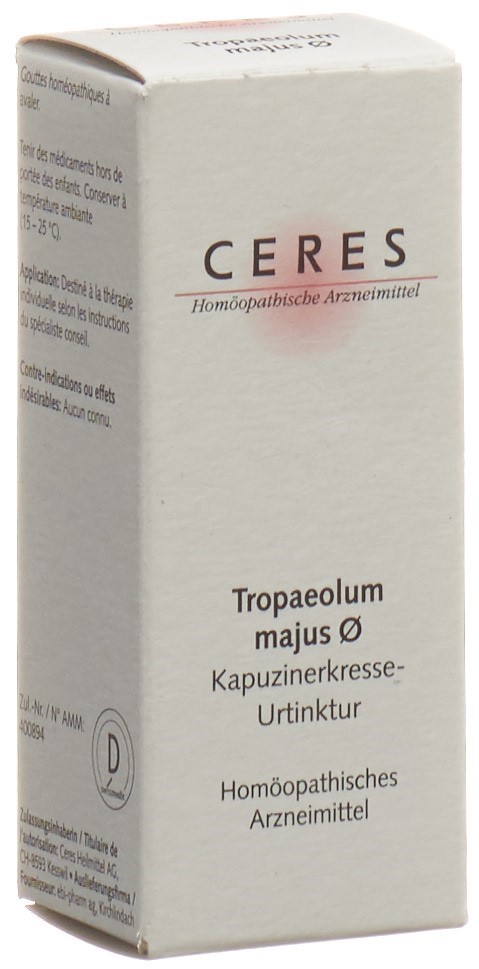 CERES Tropaeolum majus Urtinkt Fl 20 ml