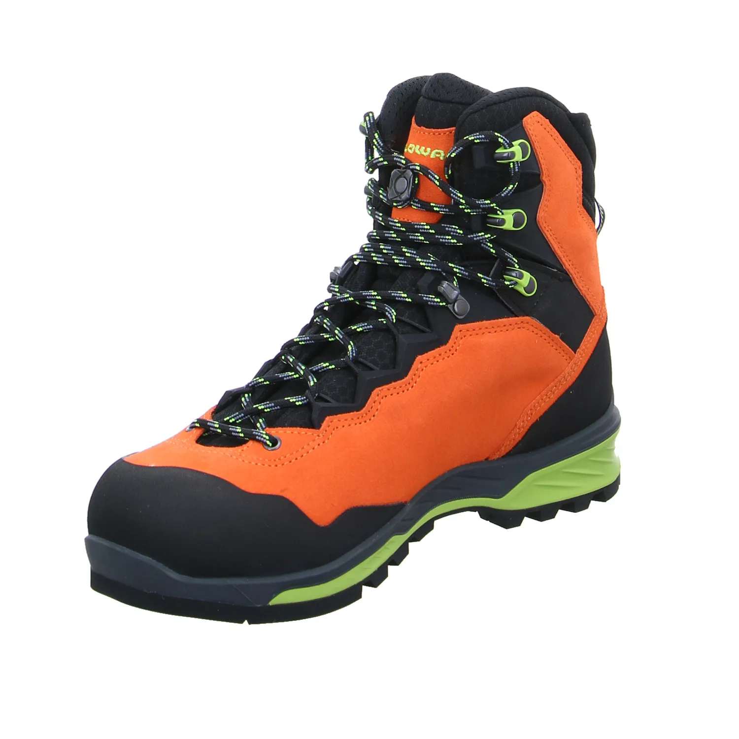LOWA Bergschuhe Orange Leder  Cadin Gore-Tex