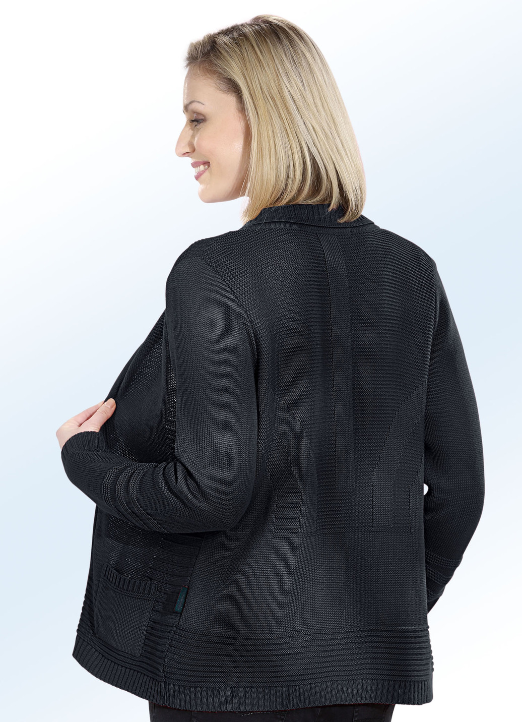 Strickjacke mit Strukturen