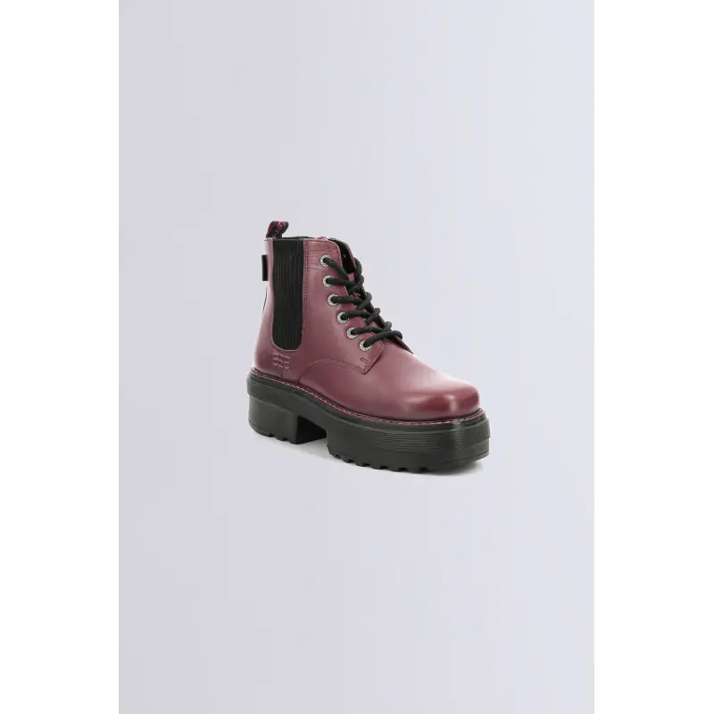 KICK HELENA BORDEAUX BOOTS Cuir Femme