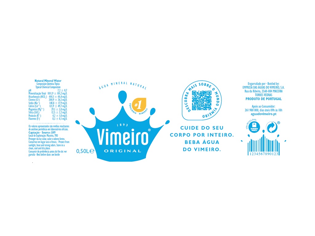 ÁGUA VIMEIRO ORIGINAL 0.50L