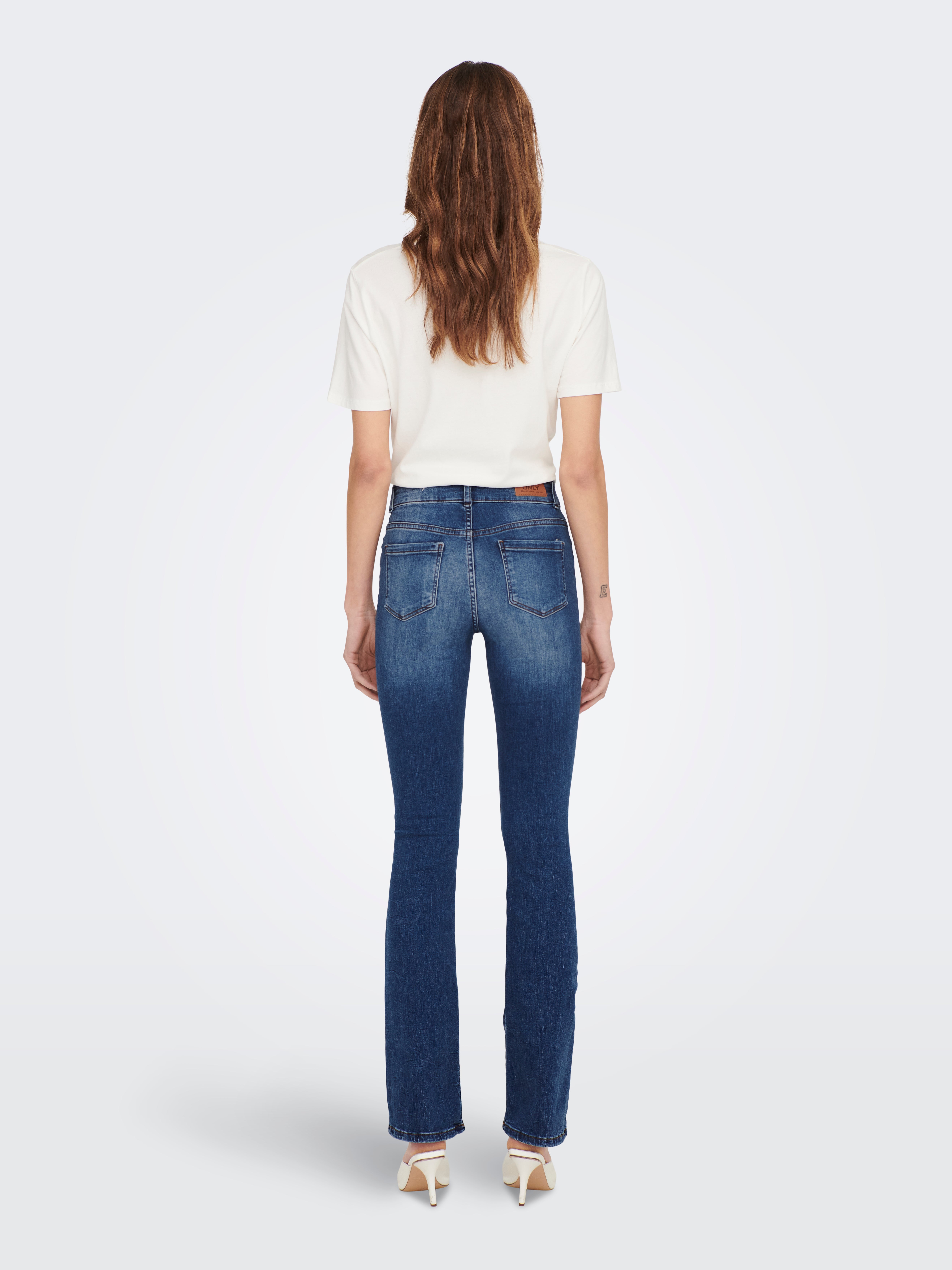 ONLEBBA Ausgestellt Jeans Dark Blue Denim