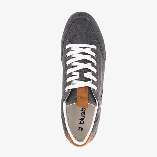 Blue Box heren sneakers met denim zwart