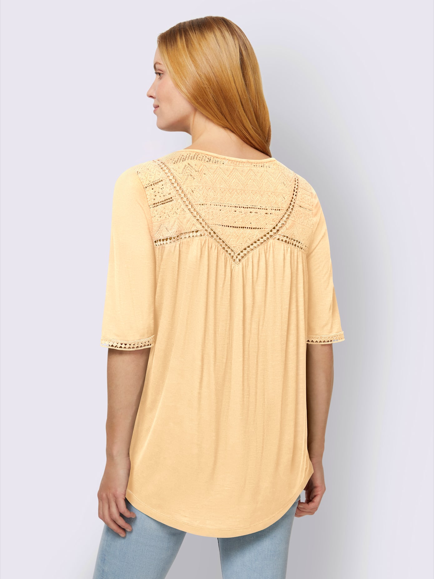 Shirt détails en dentelle tendance