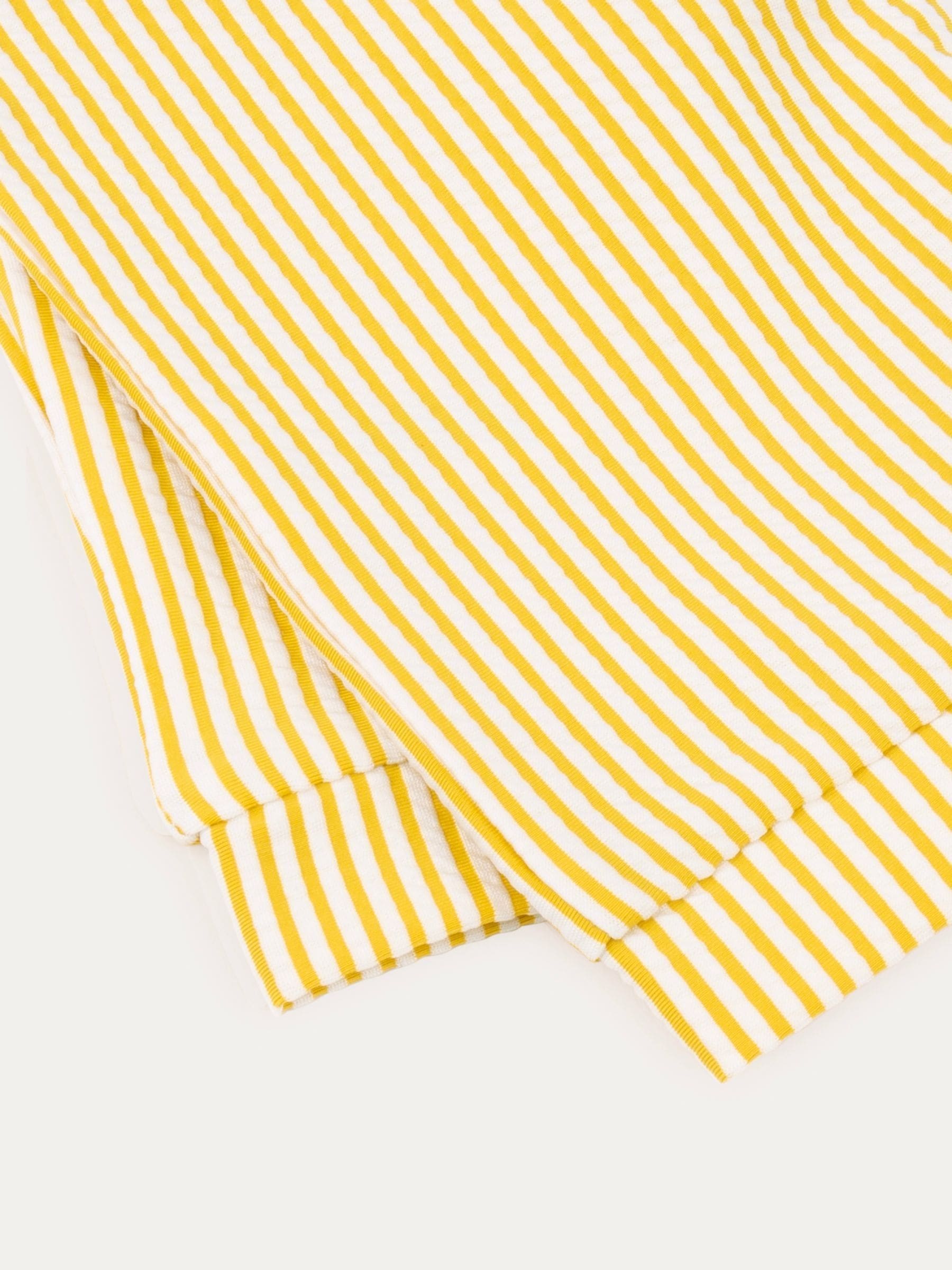 Geel - MORI BY Seersucker Swimming Trunks