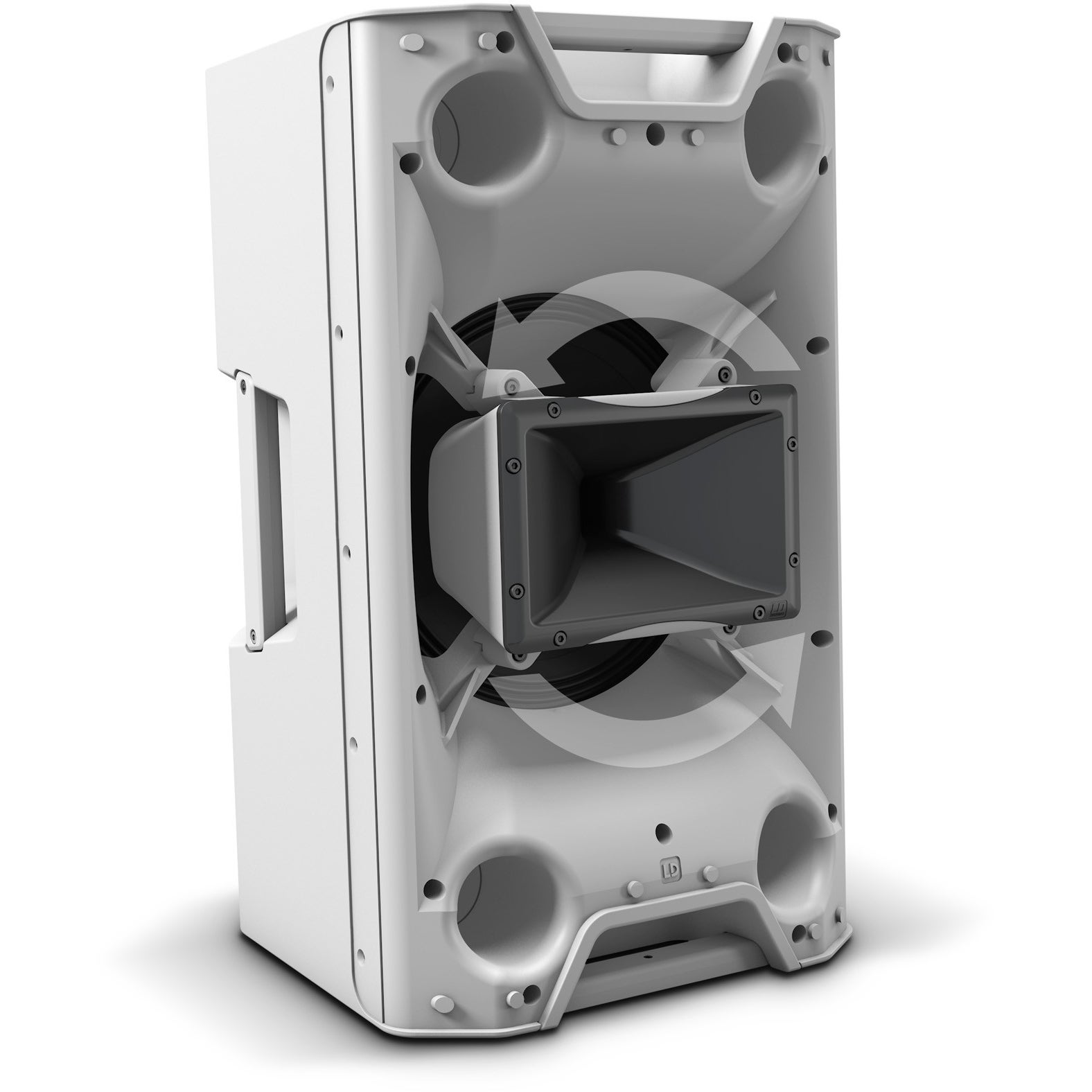 LD Systems ICOA 12 A W 12 inch actieve coaxiale PA luidspreker (wit)