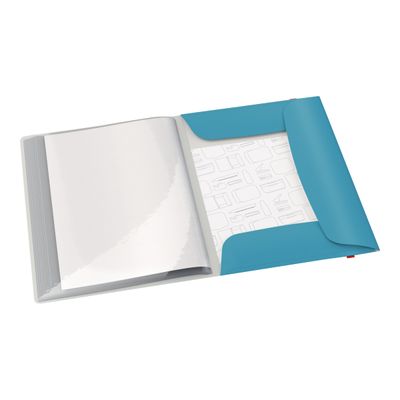 Leitz Cosy Mobile - Porte vues avec élastique - 40 vues - bleu