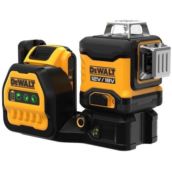 DeWALT DCE089D1G18 12V/18V Li-ion accu zelfnivellerende kruislijnlaser set (1x2.0Ah) in koffer