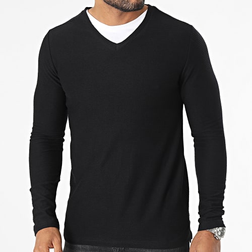 Tee Shirt Manches Longues Derren Noir