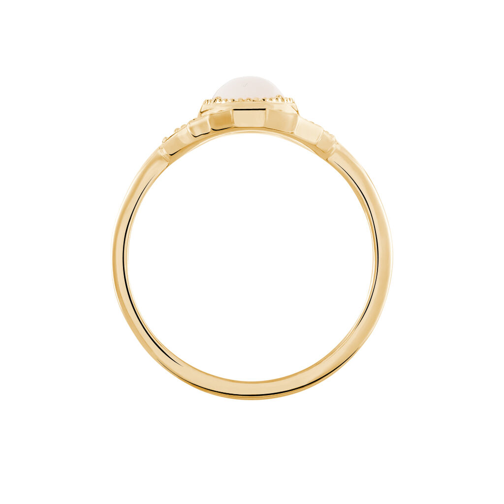 Bague Linna Plaqué Or Jaune Pierre De Lune