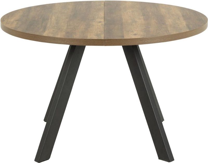 Giga Living - Trelan - Eettafel - Rond - Melamine - Uitschuifbaar - Ø120cm