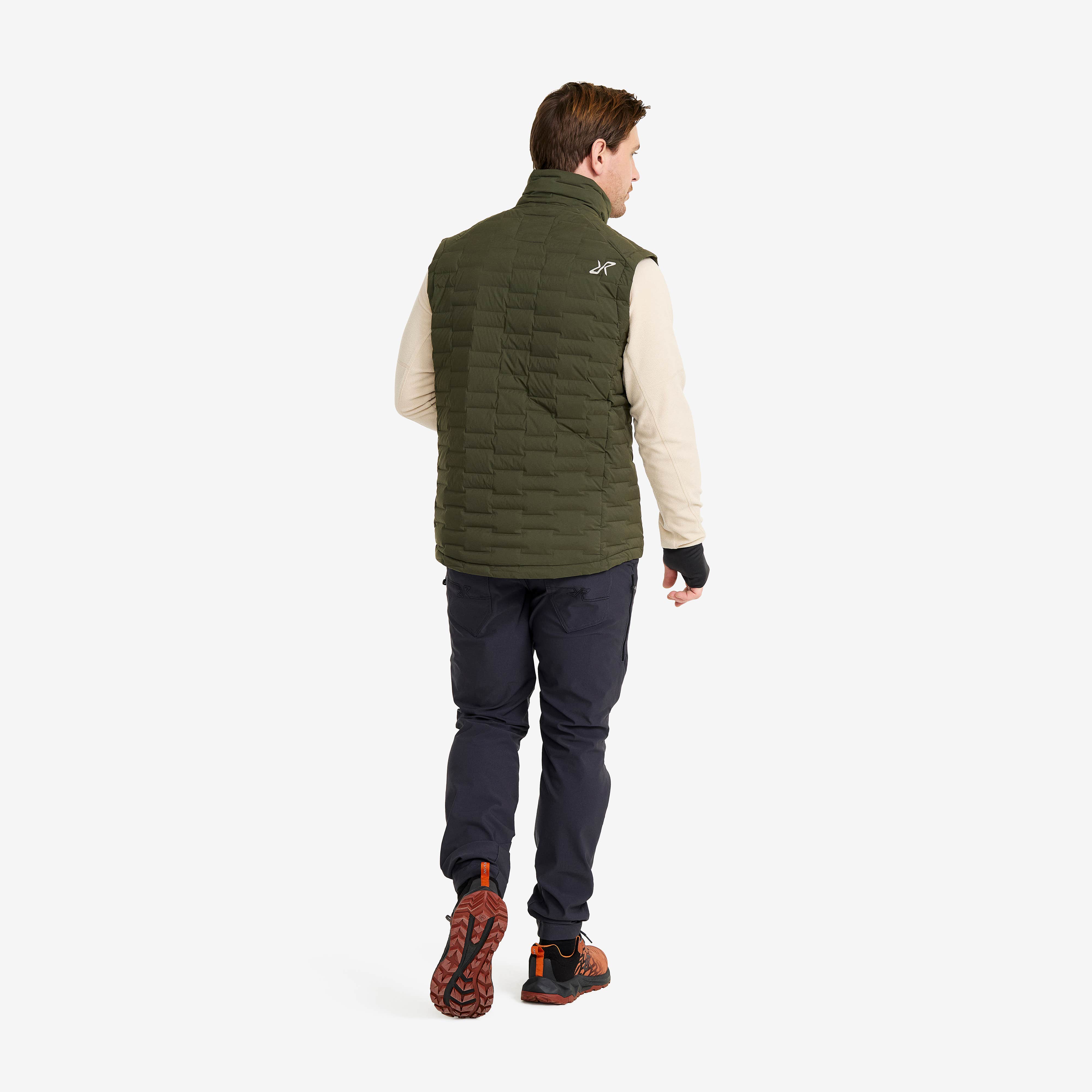 Flex Stretch Down Vest Herre Forest Night