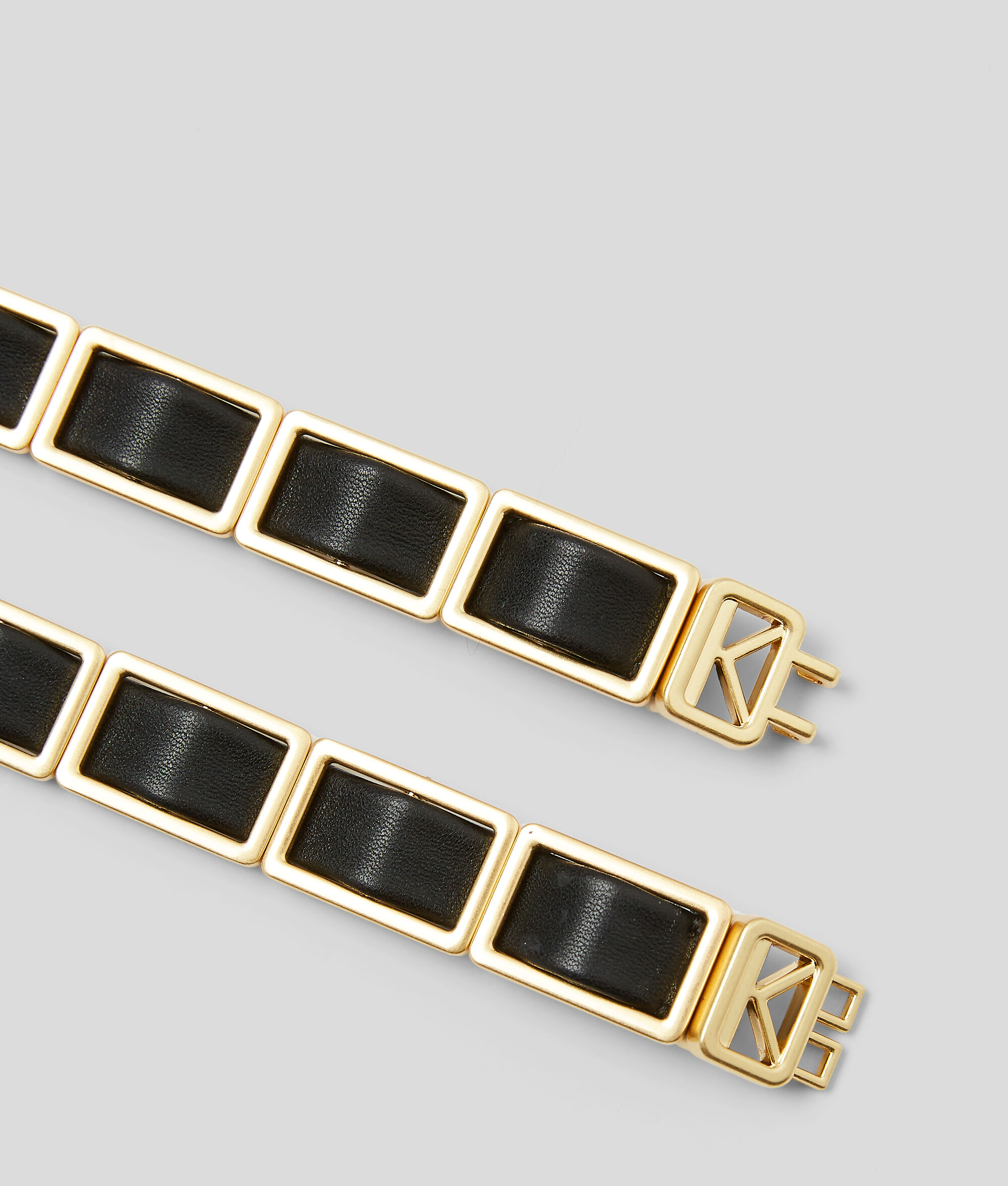 CEINTURE EN CUIR ET CHAÎNE K/ESSENTIAL