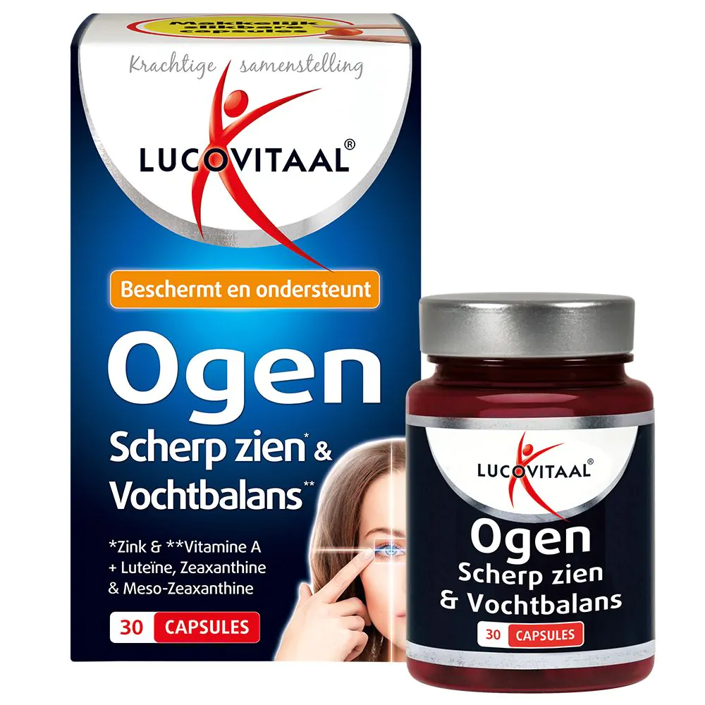 Ogen, Scherp zien & Vochtbalans 30 capsules