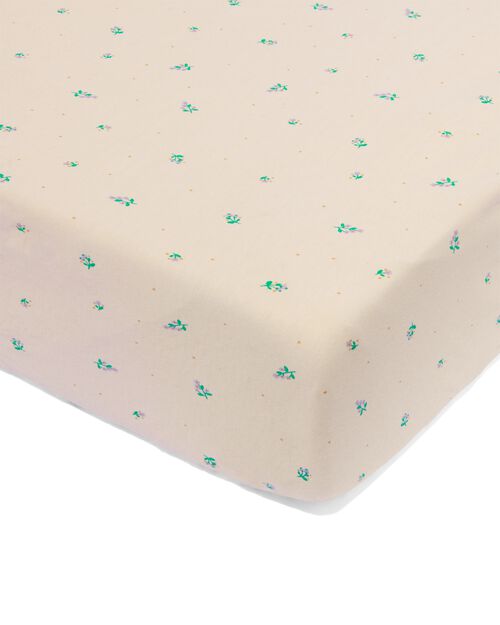 drap-housse pour lit d’enfant 60x120 fleurs