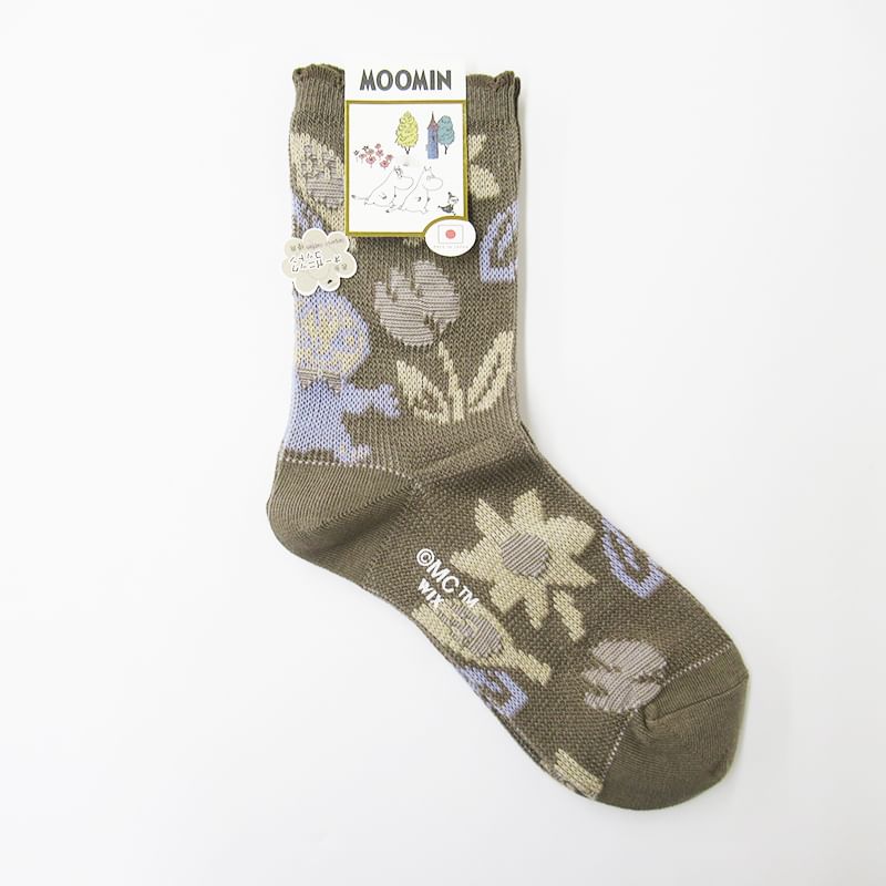 TANBAYA - MOOMIN Katoenen Sokken (Little My & Flowers)